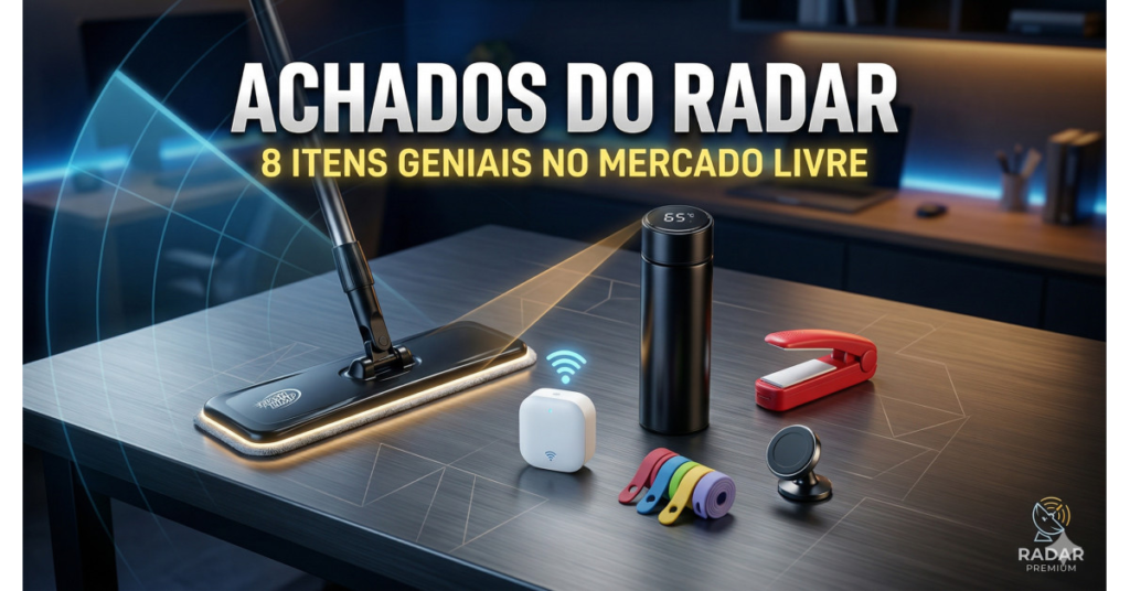 Achados Mercado Livre 2026 Radar Premium - 8 Itens Geniais