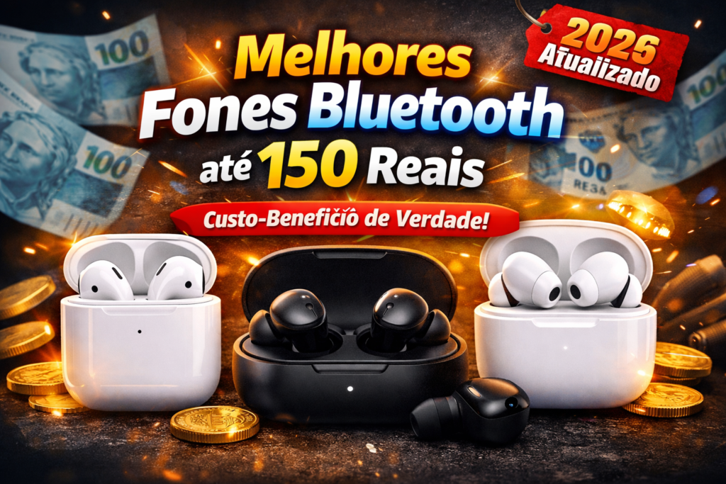 fone bluetooth até 150 reais - melhores modelos de 2026