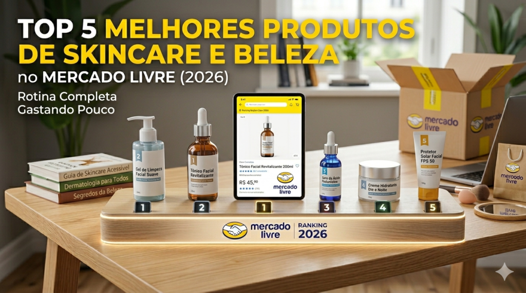melhores produtos skincare beleza mercado livre 2026