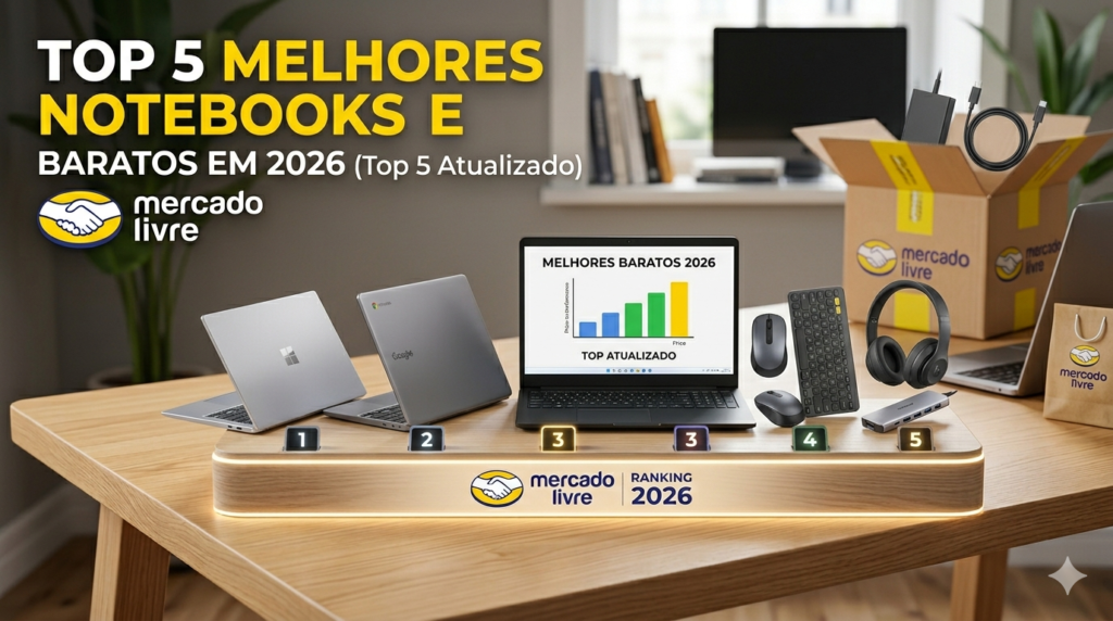 Melhores Notebooks Baratos em 2026 — Top 5 Achados do Mercado Livre