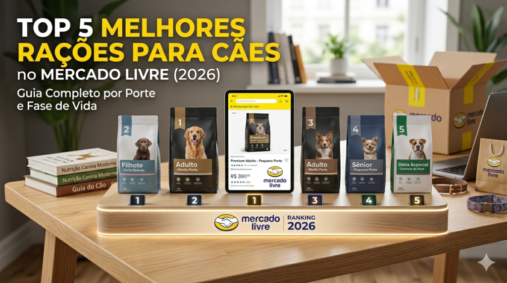 melhores racoes para caes mercado livre 2026