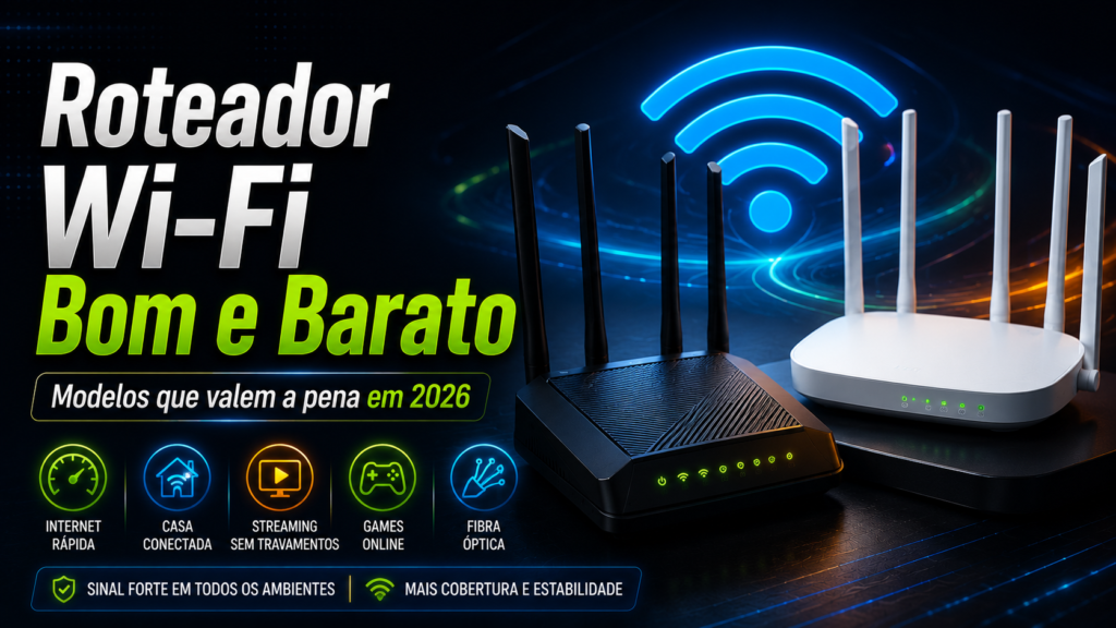 Roteador Wi-Fi Bom e Barato