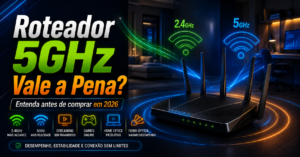 Roteador 5GHz vale a pena? Entenda antes de comprar em 2026