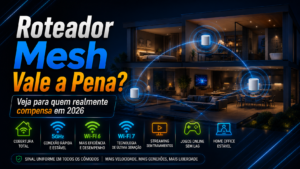 Roteador Mesh vale a pena? Veja para quem realmente compensa em 2026